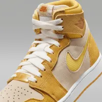 Nike Air Jordan 1 Zoom CMFT 2 женская Кроссовки Yellow