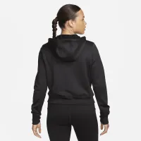 Nike Therma-FIT One женская Full-Zip Толстовка с капюшоном цвет черный