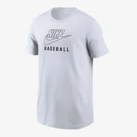 Nike Swoosh Big дитячі Baseball футболка колір білий