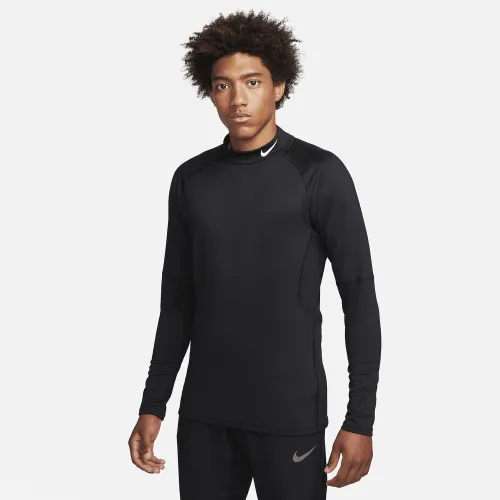 Nike Pro чоловічі Dri-FIT Warm Long-Sleeve Fitness Mock колір чорний