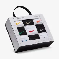Nike Little дитячі Holiday Crew Boxed комплект (9 пар) колір білий
