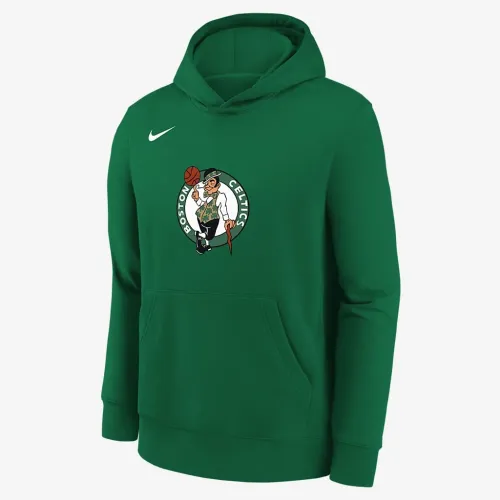 Boston Celtics Club Little детские Nike NBA Pullover Толстовка с капюшоном цвет зеленый