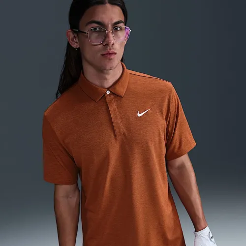 Nike Tour чоловічі Dri-FIT Jacquard для гольфу Polo Orange