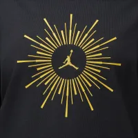 Nike Jordan Flight жіноча оверсайз Long-Sleeve футболка колір чорний