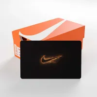 Nike Gift Card Mailed in a Mini Nike Shoebox цвет черный