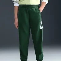 Nike Club Fleece Big дитячі Joggers колір зелений