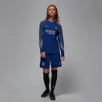 Nike Paris Saint-Germain 2024/25 Stadium Fourth женская Jordan Dri-FIT Soccer Replica Long-Sleeve Jersey синий