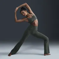 Nike Zenvy жіноча З високою талією Flaколір червоний лосіни колір зелений