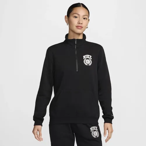 Nike Sportswear Club Fleece женская 1/4-Zip Top цвет черный