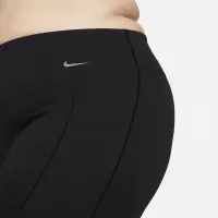 Nike Universa женская Medium-Support С высокой Талией 7/8 лосины с карманами(большие размеры) цвет черный