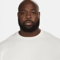 Nike Solo Swoosh мужские Fleece Crew цвет белый