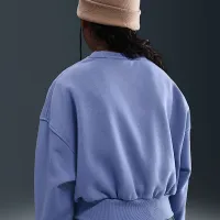 Nike Sportswear Club Fleece Girls' Boxy Crew-Neck свитшот синий