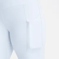 Nike Universa жіноча Medium-Support З високою талією 7/8 лосіни з кишенямиблакитний