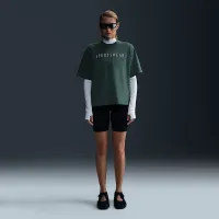 Nike Sportswear женская Boxy футболка цвет зеленый