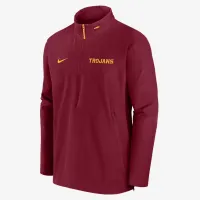 USC Trojans Sideline Coach чоловічі Nike College 1/2-Zip Hooded Куртка колір червоний