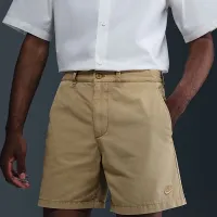 Nike Club чоловічі Washed Chino шорти колір коричневий