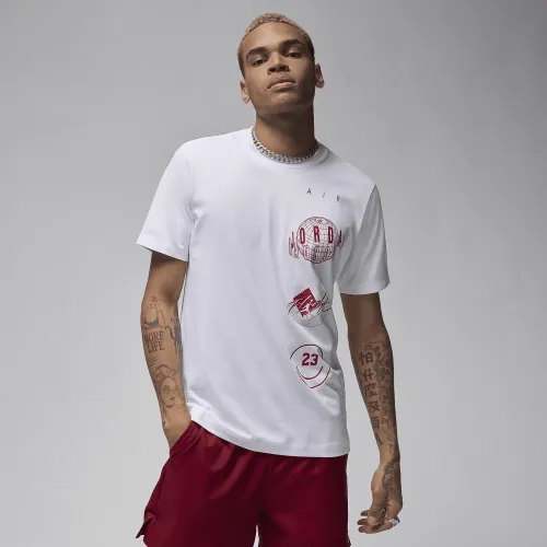 Nike Jordan Brand мужские футболка цвет белый