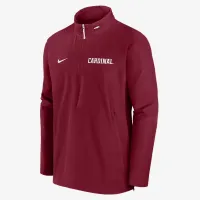 Stanford Cardinal Sideline Coach чоловічі Nike College 1/2-Zip Hooded Куртка колір червоний