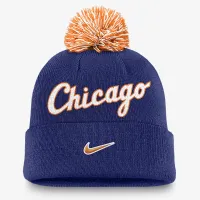 Chicago цвет белый Sox Peak мужские Nike MLB Cuffed Pom Beanie синий