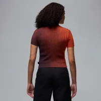 Nike Air Jordan женская Full-Zip Knit Top цвет фиолетовый