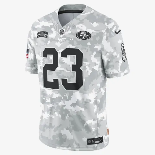 Christian McCaffrey San Francisco 49ers Salute to Service чоловічі Nike Dri-FIT NFL Limited Jersey колір білий