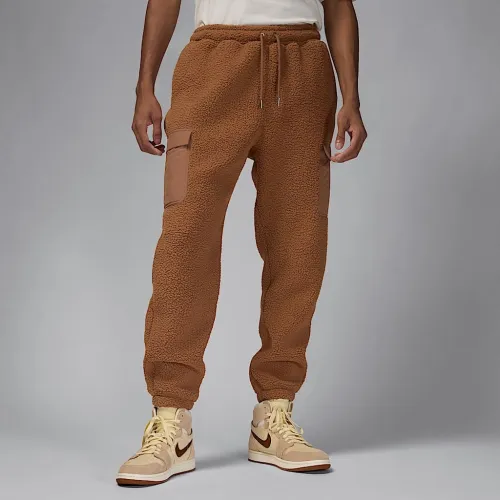 Nike Jordan Flight чоловічі High-Pile Fleece Pants колір коричневий