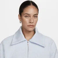 Nike Sportswear Collection жіноча High-Pile Fleece 1/2-Zip Top блакитний