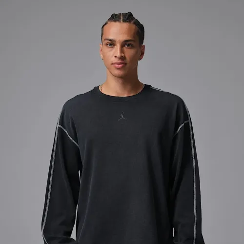 Nike Jordan Flight чоловічі Heavyweight Long-Sleeve Top колір чорний