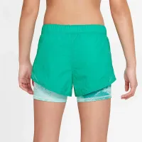 Nike Tempo Big дитячі (Girls') Tie-Dye Running шорти колір зелений