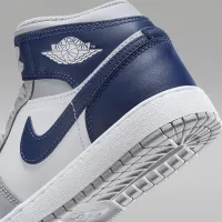 Nike Air Jordan 1 Mid Big детские Кроссовки цвет белый