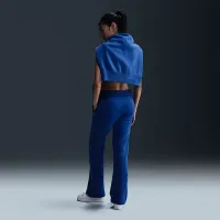 Nike Sportswear Phoenix Fleece женская Mid-Rise Open-Hem Pants синий
