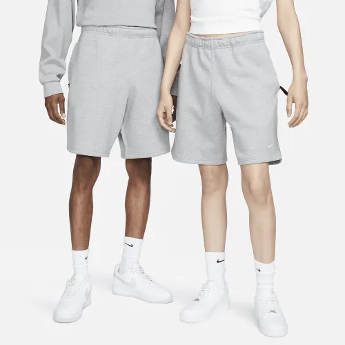Nike Solo Swoosh Fleece шорты цвет серый