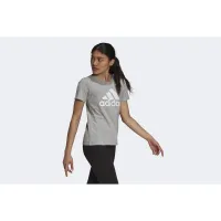 Футболка adidas Loungewear Essentials Logo Tee H07808 - Сіра