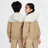 Nike Sportswear Club Big дитячі Woven Joggers колір коричневий