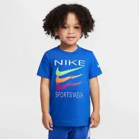 Nike Sportswear Toddler Sportswear Swoosh футболка блакитний