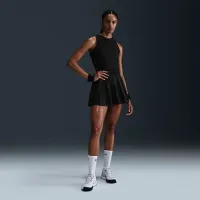 NikeCourt Advantage жіноча Dri-FIT Pleated Tennis спідниця колір чорний