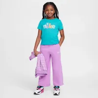 Nike Sunny Swoosh Little детские Graphic футболка цвет зеленый