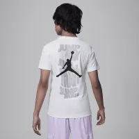 Nike Jordan Wavy Motion Big детские Jumpman футболка цвет белый