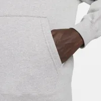 Nike Solo Swoosh чоловічі Fleece Pullover Толстовка з капюшоном колір сірий