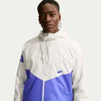 Nike Windrunner мужские Graphic Woven Куртка цвет белый