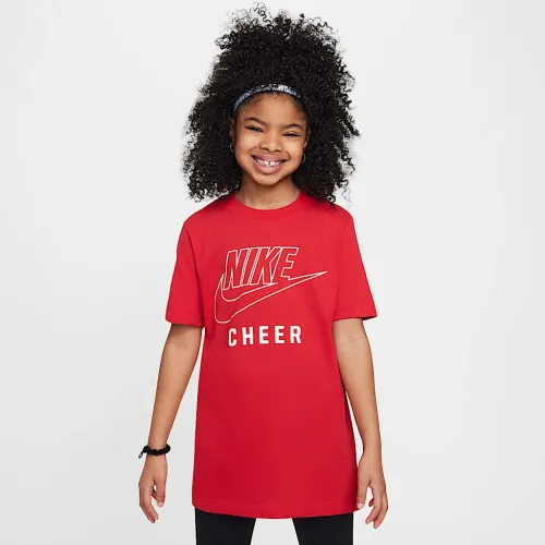 Nike Swoosh Big детские Cheer футболка цвет красный