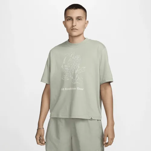 Nike ACG женская Loose Graphic Tee цвет зеленый