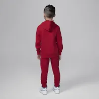 Nike Jordan MJ Brooklyn Fleece Little детские 2-Piece Pullover Толстовка с капюшоном набор цвет красный