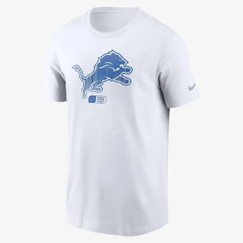 Detroit Lions Faded Essential мужские Nike NFL футболка цвет белый