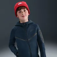 Nike Sportswear Tech Fleece Big детские Full-Zip Толстовка с капюшоном синий