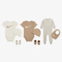 Nike Baby (0-6M) 8-Piece Boxed Gift комплект колір коричневий