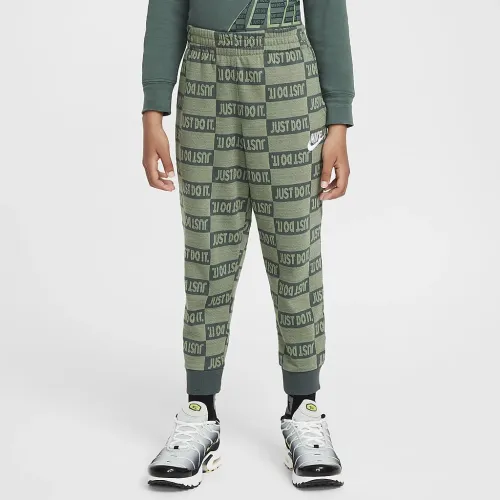 Nike Sportswear Textuцвет красный Club Little детские Fleece Joggers цвет зеленый