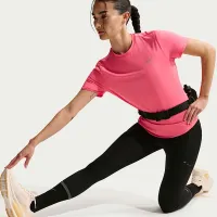 Nike Swift женская Dri-FIT Short-Sleeve Running Top Pink