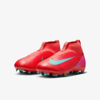 Nike Jr. Mercurial Superfly 10 Academy Little/Big детские MG High-Top футбольные бутсы цвет красный
