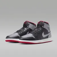 Nike Air Jordan 1 Mid чоловічі Кросівки колір чорний
